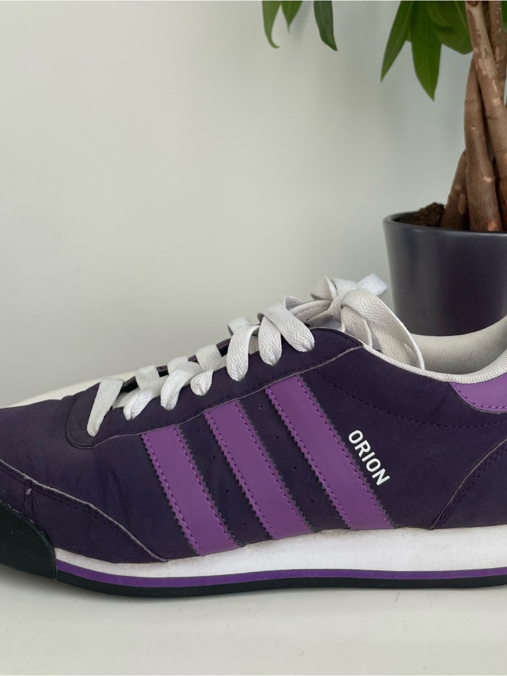 Women Size 7.5 Adidas Orion Purple Shoes